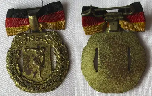 DDR Sport Abzeichen Meisternadel Meisterschaft der DDR 1954 (160464)