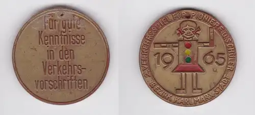 DDR Pionier Abzeichen 2. Verkehrsspiel Bezirk Karl-Marx-Stadt 1965 (135503)