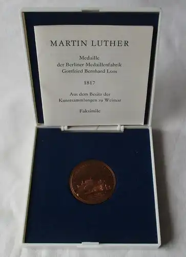 Medaille Doctor Martin Luther 300. Reformationsjubiläums 1817 Loos (162991)