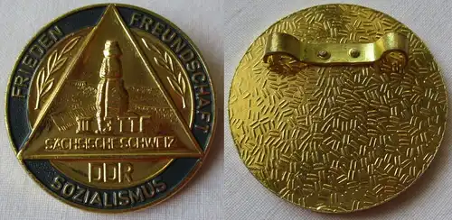 DDR Abzeichen III. JTTF Sächsische Schweiz - Frieden Freundschaft (151282)