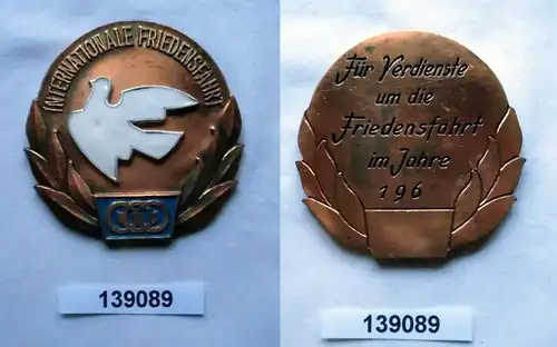 Plakette Int. Friedensfahrt - Für Verdienste um die Friedensfahrt 196 (139089)