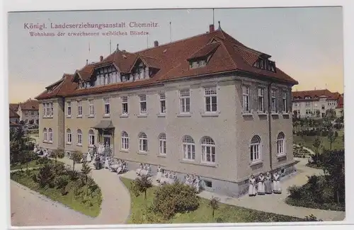 905671 Ak königl. Landeserziehungsanstalt Chemnitz, Wohnhaus f. weibliche Blinde