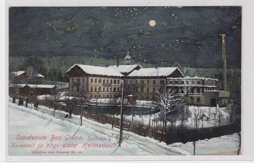 905624 Ak Grüna - Sanatorium, Kuranstaltfür phys.-diätet. Heilmethode 1907