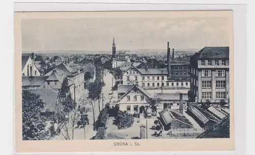 904420 Ak Grüna - Gesamtansicht mit Häusern um 1910/1920