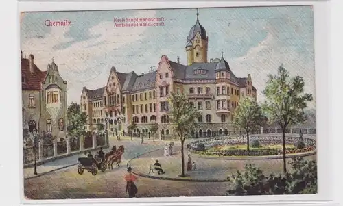 904907 Ak Chemnitz - Kreishauptmannschaft, Amtshauptmannschaft 1910