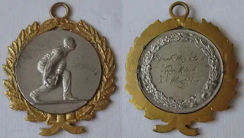 alte Medaille Sport Abzeichen Kegelklub "Volltreffen" (165538)