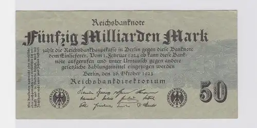 50 Milliarden Mark Banknote Berlin 26.Oktober 1923 Rosenberg 122 a (117318)