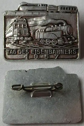 DDR Abzeichen Tag des deutschen Eisenbahners 1957 Bartel III Nr. 540 (121065)