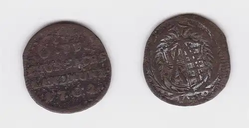 6 Pfennig Landmünze Kur Sachsen 1702 E.P.H. (118990)