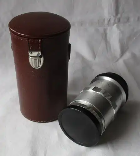 Carl Zeiss Jena Sonnar 4/135 Q1 Objektiv Nr. 5901086 mit Originalhülle (141155)