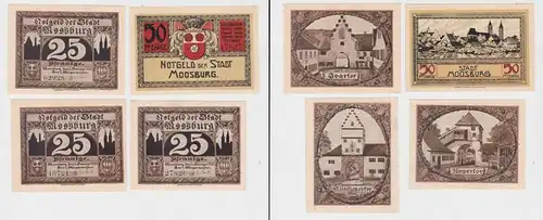 25 - 50 Pfennig Banknote Notgeld Stadt Moosburg 1920/1921 (136009)