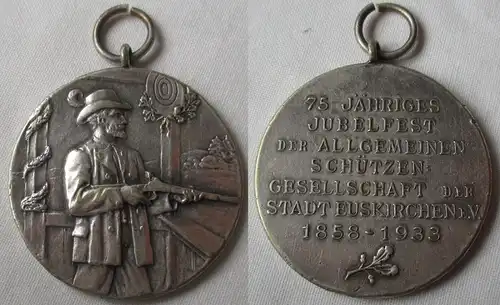 seltene Medaille 75 Jahre Schützengesellschaft Euskirchen 1858-1933 e.V.(124527)