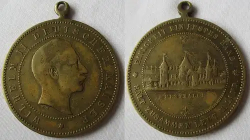 seltene Medaille 10.Bundesschießen Berlin 1890 Festhalle  (112815)