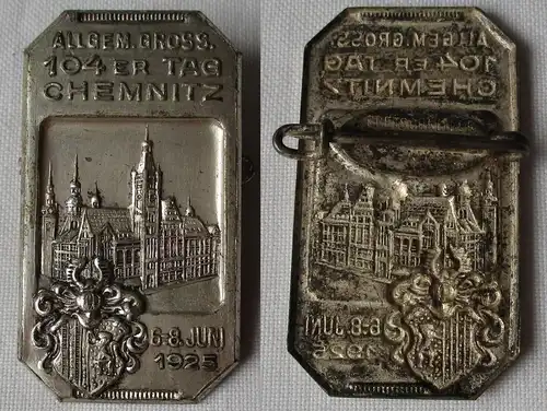 Abzeichen Allgemeiner Gross. 104er Tag Chemnitz 6.-8. Juni 1925 (162443)
