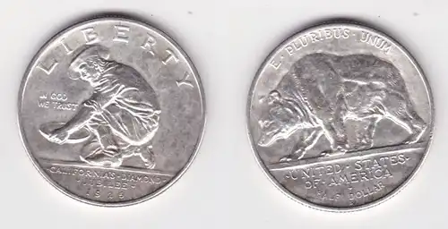 1/2 Dollar Silber Münze USA California Commemorative 1925 (100200)
