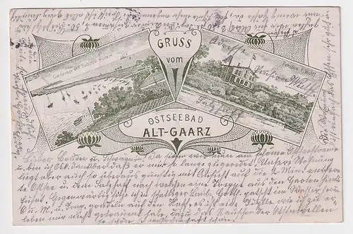 54319 Mehrbild Ak Gruß vom Ostseebad Alt-Gaarz Pension Wulff usw. 1905