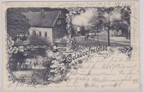 903439 Mehrbild Ak Gruß von der Oelsdorfmühle bei Köstritz 1905