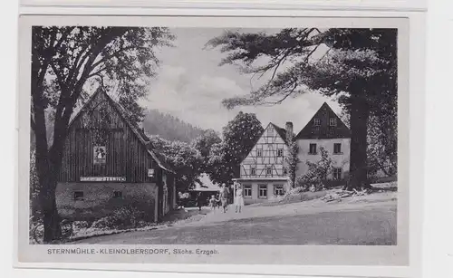 906176 AK Kleinolbersdorf-Chemnitz - Sternmühle, Straßenansicht 1943