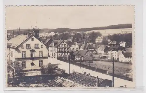 905496 AK Grüna - Blick nach dem Berg, Straßenansicht 1929