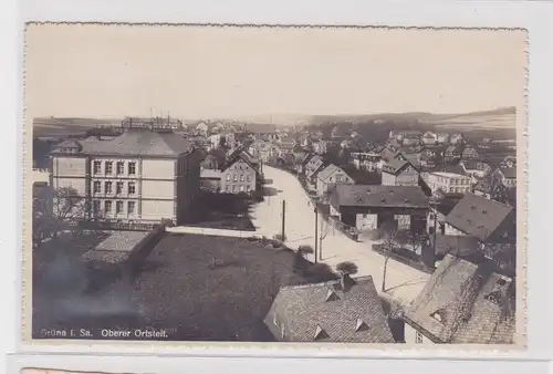 905633 AK Grüna - Oberer Ortsteil, Totalansicht 1929
