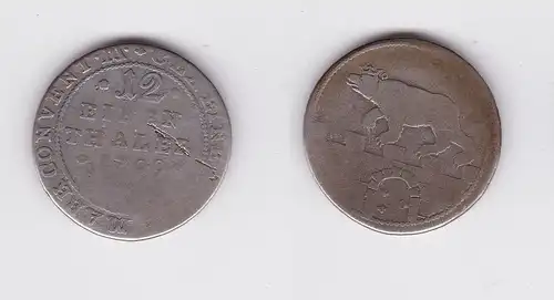 1/12 Taler Silber Münze Anhalt Bernburg 1799 (118873)