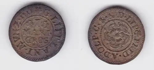 1 Mariengroschen Silber Münze Lippe 1711 HI ss+ (132555)