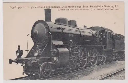 900778 Ak 3/5 gek. 4-zyl.-Verbund-Schnellzug-Lok der bayr. Staatsbahn Gattung S