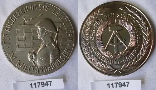 DDR Medaille NVA für ausgezeichnete Leistungen im Militärbauwesen (117947)