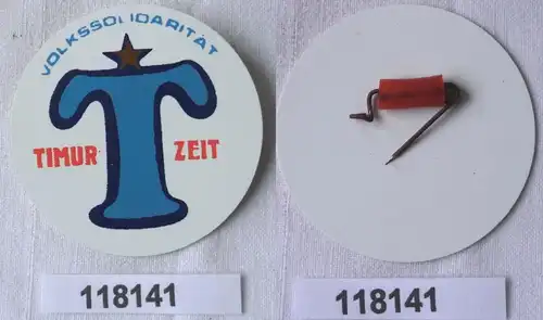 seltene DDR Plaste Abzeichen Timurzeit der Volkssolidarität  (118141)
