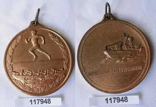 DDR Medaille NVA Meisterschaften der Volksmarine in Bronze (117948)
