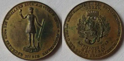 Medaille Zur 3.Saekularfeier des Schützenwesens der Stadt Braunschweig 1845