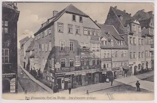 55337 Ak Aus Leipzigs alten Tagen - der Plauensche Hof im Brühl um 1900