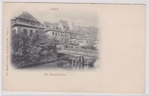 18512 Ak Leipzig - Partie am Naundörfchen um 1900