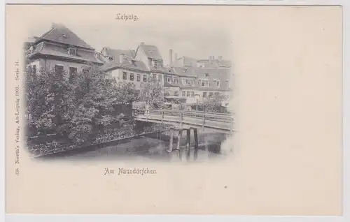 23996 Ak Leipzig - Partie am Naundörfchen um 1900