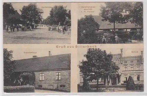 900148 Mehrbild Ak Gruß aus Billerbeck Materialwarengeschäft usw. 1914