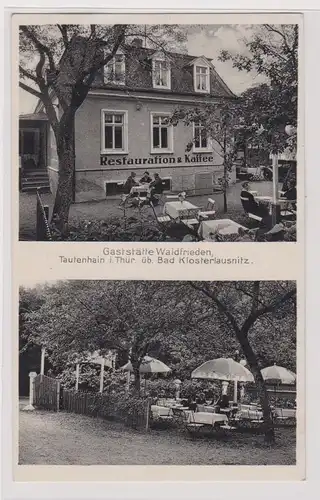 901077 Mehrbild Ak Tautenhain in Thüringen Gaststätte Waldfrieden um 1930