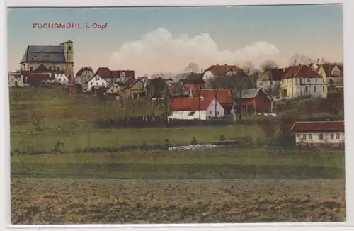 60922 Ak Fuchsmühl in der Oberpfalz Totalansicht um 1910