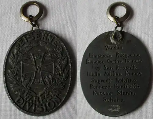 Ehrenzeichen Zink "Eiserne 47. Res. Division" 1.Weltkrieg (160152)