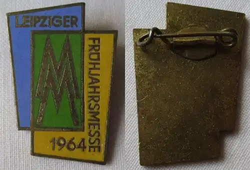 Abzeichen Leipziger Frühjahrsmesse 1964 für Besucher Aussteller Ausland (121646)