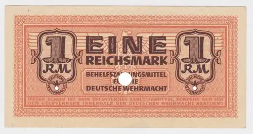 1 Reichsmark Behelfszahlungsmittel Rosenberg 505 Kassenfrisch (137550)