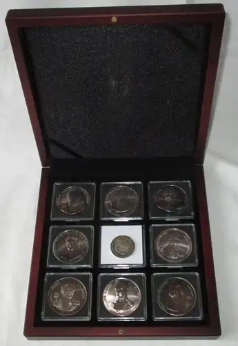 10 Silber Medaillen Patrioten des Befreiungskampfes 1813 DDR 1979 (109554)