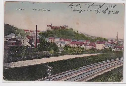 901264 Feldpost Ak Nossen Blick vom Seminar 1915