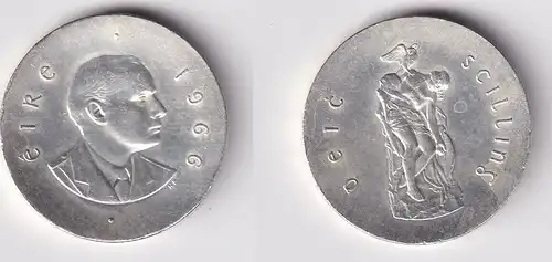 10 Schilling Silber Münze Irland Andenken an den Osteraufstand 1966 (162950)
