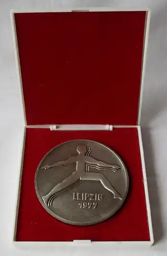 DDR Medaille Turn- & Sportfest - Jugendspartakiade Leipzig 1977 im Etui (114303)