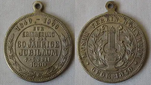 Medaille 60 Jahre Musikverein Bornheim 1840-1900  (161865)
