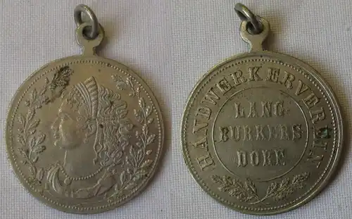 Medaille Handwerkerverein Langburkersdorf um 1900  (161861)