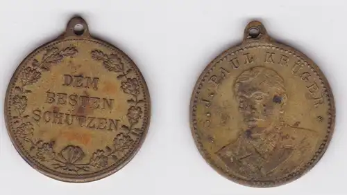 Medaille "Dem besten Schützen" S.J.Paul Krüger Südafrika um 1900 (142564)