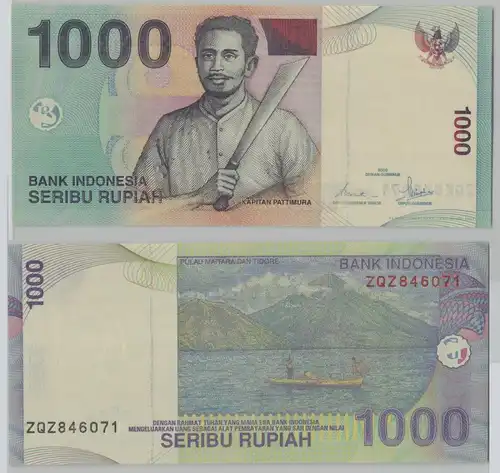 1000 Rupiah Banknoten Indonesien 2000 Pick 141 (143975)