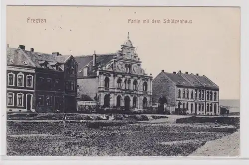 901508 Feldpost Ak Frechen Partie mit dem Schützenhaus 1915