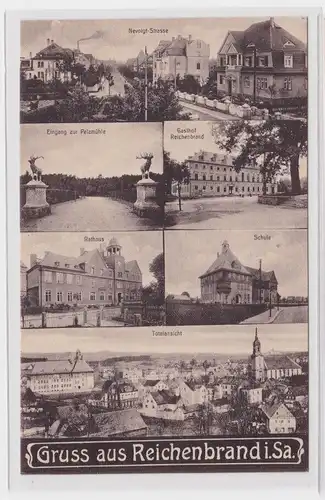 905962 Mehrbild Ak Gruß aus Reichenbrand in Sachsen um 1920